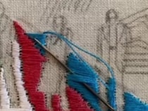 【画像】サカナクション「新宝島」を刺しゅうで表現