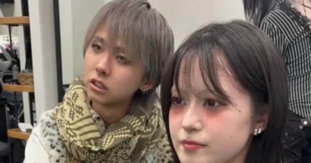 美容室で「サーモグラフィーみたいにしたい」→どうなるのかと思いきや……　驚きの姿が448万再生「電車で声出た」「若い時こんなふうにしてみたかった」