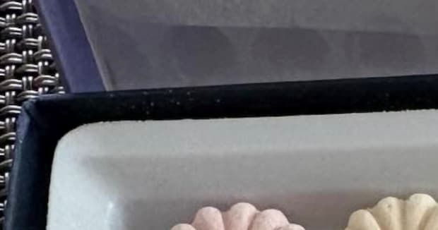 皇居の売店で買ったお土産→箱を開けたら……　「芸術だわ!!」思わず感動の中身に「神々しい」「天皇御一家の雰囲気にピッタリ」