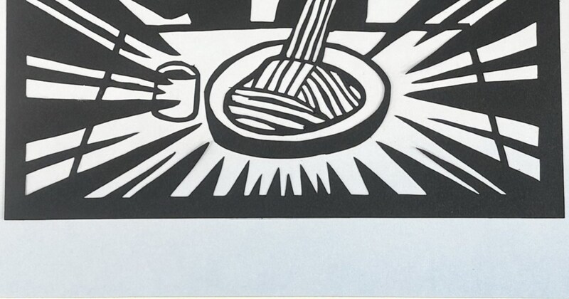 中3息子が修学旅行をテーマに表現したのは……「笑った」　270万表示の“個性的すぎる切り絵”に「センスの塊ですネw」「芸術点高い」