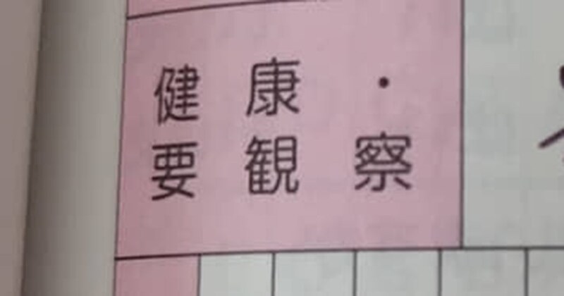 医師が書いた母子手帳→ママが見ると……「これなんて書いてあるの？」　衝撃の文字が260万表示「なんでみんな読めるの!?」