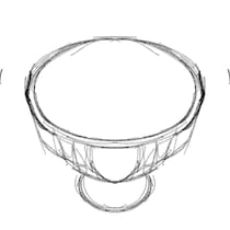 ササッと描いた“器の下書き”→その後、完成したのは……　目がバグる仕上がりに「待ってこれ絵なの？！」「写真だと思った」
