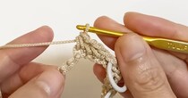 ダイソーの毛糸6玉、かぎ針でみっちり編むとこうなる→「こういうサイズ感が編みたかった」「夏用にぜひ作りたい」