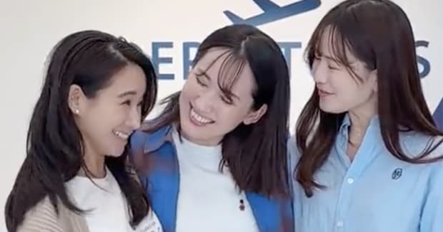 ANAの「女性職員3人組」、“意外な私服”を大公開→着替えると……「かっこよ！」　120万再生の“驚きのギャップ”に「CMみたい」「ステキ」