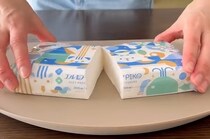 「天才ですか」　ダイソーのラッピング袋に、半分に切ったティッシュを入れたら……　「神に感謝」「災害時に役立ちそう」
