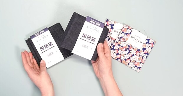 100均のカットクロス4枚→カットして縫い合わせると…… 完成した“おしゃれアイテム”に「これは思いつかなかった」