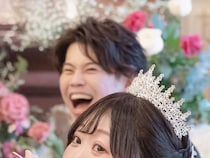 結婚式で「お料理全部食べるぞ！」→当日……　まさかの花嫁姿に「目玉飛びでた」「旦那さんが羨ましい」