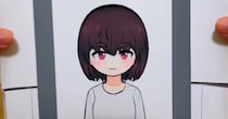 紙に描かれた女の子→指で動かしたら……「これマジ凄くない？」　“魔法のような紙工作”が560万再生　「どういう技術……」「ちょっと信じられないレベル」