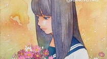 「ドキッとしました」　手描きの“女子高生の絵”→4年後……　独学で“努力を続けた結果”に「素晴らしい成長ぶり」