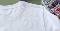 【画像】白Tシャツを彩るハギレと刺しゅう