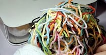 【画像】毛糸の切れ端で作ったアイテム