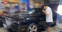 庄司智春、愛車ダッジ・チャレンジャーが廃車に　ガソリンスタンドで炎上、ボンネットから発煙し「やばい」