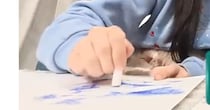 東京藝大出身2人が、ハンコだけで有名絵画を描いていくと……　とんでもない作品に「過去一感動したかも」「筋肉痛なりそう」