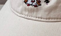 初めてジブリパークへ行くママ→張り切って帽子に刺しゅうすると……　驚きの完成品に「前も後ろも横もサイコー」「え!?売り物かと」