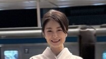 “桜が散った時期”に桜柄の着物を着る女性→実は……「わ～」　驚きの姿に「素敵すぎてすれ違ったらガン見してしまいそう」