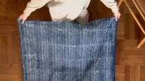 2枚の布を「切らずに手縫い」するだけで……　130万再生の“豪華な完成品”に「最高です」「これならできそう」
