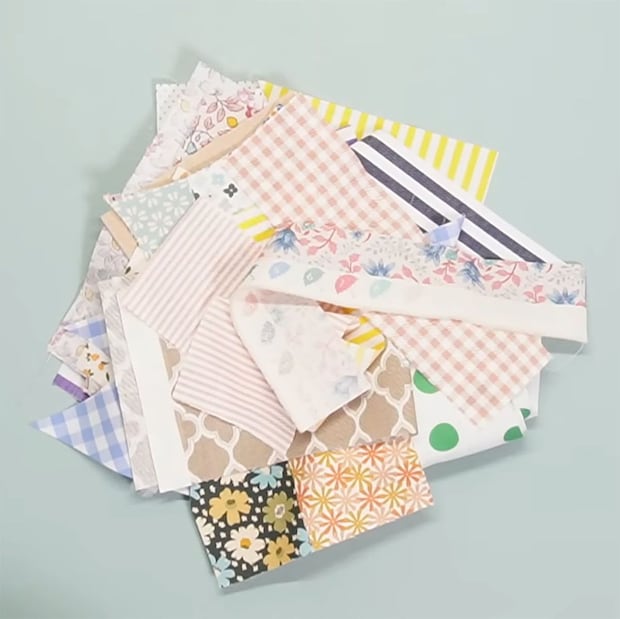 捨てがちな“小さすぎるハギレ”→100均アイテムで変身！　驚きの活用法に「うれしいですね」「今まで捨ててました」