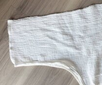 赤ちゃんと同じサイズの大きな“パンツ”→糸を通して、縫い合わせたら……　驚きの完成品に「最高ですね!!」「触り心地がよさそう」