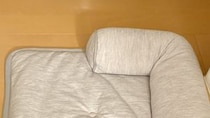 愛猫のために“ひんやりマット”を設置したら……「お、お客様あああ!!」　飼い主困惑の“予想外の光景”に「かぁえぇ」「猫ちゃんって感じ」