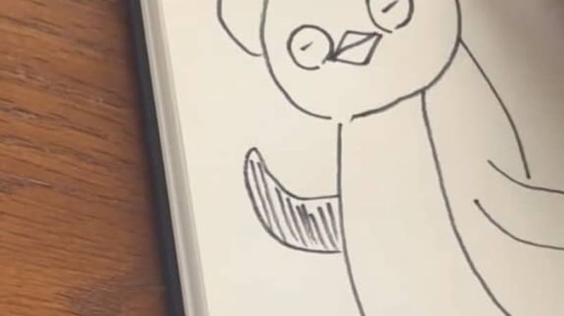 「困惑www」 83歳おばあちゃんが描いた“動物の絵”を見てみたら…… “絶妙な完成形”に「想像を超えてきた!」「躍動感ハンパないw」