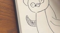 「困惑www」　83歳おばあちゃんが描いた“動物の絵”を見てみたら……　“絶妙な完成形”に「想像を超えてきた！」「躍動感ハンパないw」