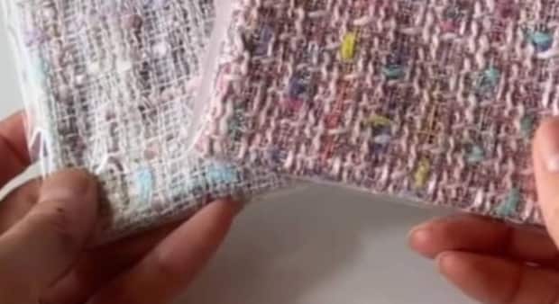 ダイソーのミニポーチ2つ→ハギレで包むだけで……　“まるで売り物”な完成品に「天才だよ君は」「ダイソー行ってきまーす」