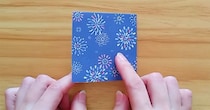 100均の折り紙で“音の鳴らない風鈴”を作ったら……　どこにでも飾れる出来栄えに「あまりに素敵」「子どもの工作にもいいですね」