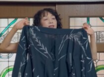 小さすぎる“夏着物”→マダムが着てみたら……　驚きの全身コーデに「これなら挑戦できそう」「アラフォーでもやってみたい」
