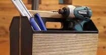 100均のアイテムで手軽に作れる工具箱がスタイリッシュ！　「100均を匂わせないセンス」「カッコイイ」