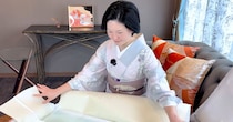 結婚10周年の女性、一目ぼれした“ティファニーブルーの着物”を着てみたら……　「輝いておられます」「すっごい綺麗なお色」