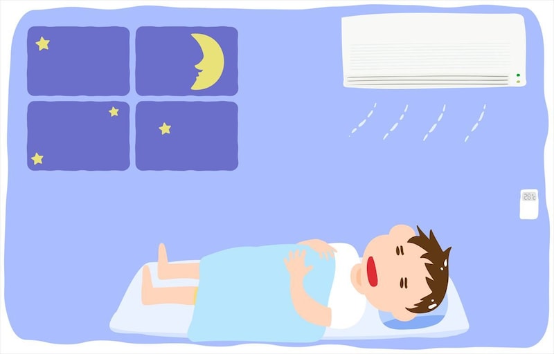 夏の就寝時、エアコンは「切タイマー」「つけっぱなし」どっちがいい? 実験で室温・電気代を比較