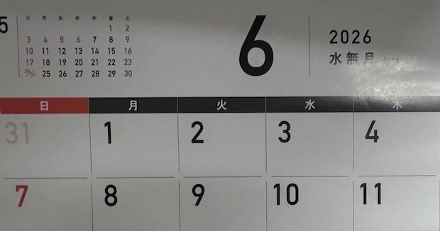 今日は何日だっけ?→カレンダーを確認すると、違和感が……「ん?」 目を疑う光景に「まじやばい」「こんなんホラー」