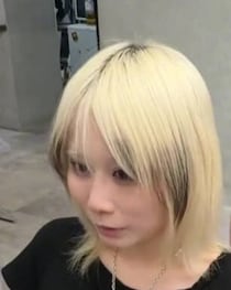 【画像】完成した髪型
