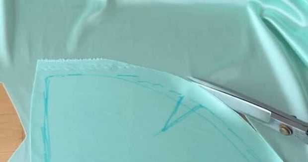 1枚の大きな布を切り分けてミシンで縫っていくと……「全部素敵」　驚きの光景に「なかなか見かけないデザイン」【海外】