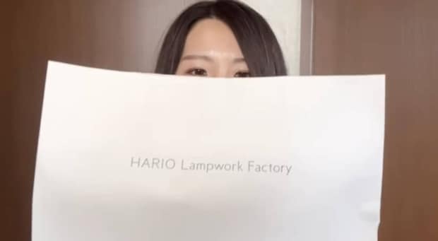 HARIOのアクセサリーを購入→中身を開けてみると…… 「めっちゃかわいい」 美しい輝きに「わたしも欲しい!」