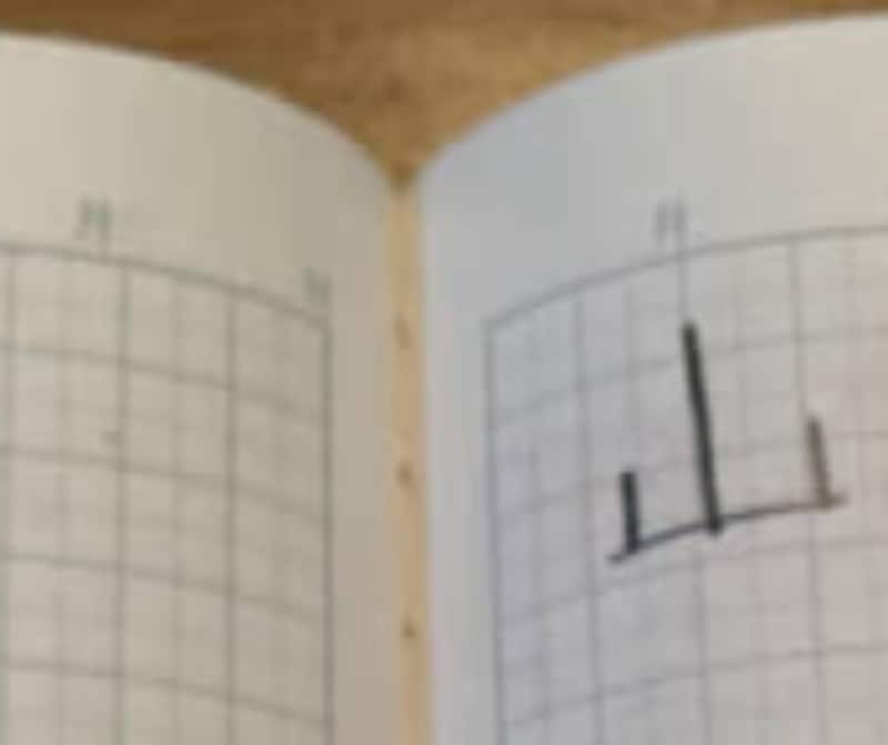 小1娘「漢字の練習するわ！」→ママがチェックしたら……　予想外の珍光景に「英才教育!!」「ちょっと泣いちゃう」