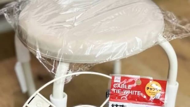 ダイソーの550円椅子と330円分の商品→メダカのためにDIYすると……　簡単にできる“驚きの完成品”に「おーーー天才」「発想が素晴らしい！」
