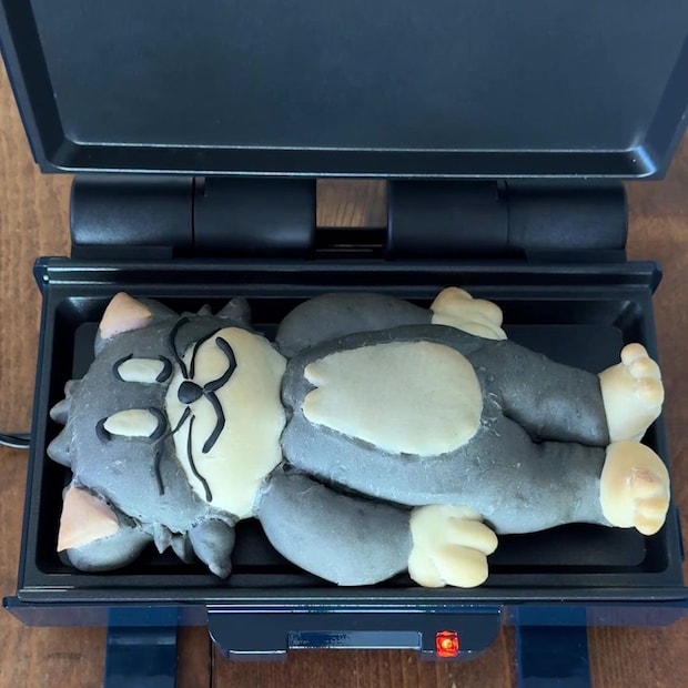 すやすや眠るトムのパン→ふたを閉めると…… 分かる人には分かる姿に「声出して笑った」「すごすぎーーー!」