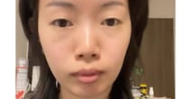 前髪をクリップで留めた“すっぴん部屋着女子”→本気メイクをしたら……「ガチでえぐい」　別人級の仕上がりに「綺麗すぎて無理」「神ですか？」