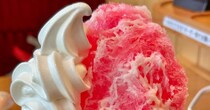 コメダで670円の「ミニかき氷」を注文→何も考えずに食べ進めたら……　“まさかの光景”が80万表示「すげえ」「芸術点が高い」