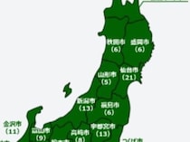 各都道府県で「スタバが一番多い自治体」を可視化したら……　まさかの結果に「興味深い」「福岡市ってそんなにあるの？」