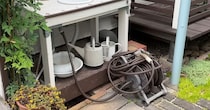 庭の使いにくいホースリール→撤去してDIYしたら……　雰囲気ガラリ「ビックリしました！」「大違いですね」