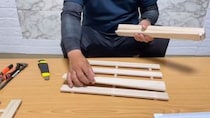 100均のスノコをDIY、家具を作ると……　高見えする驚きの完成品に「100均には見えない」「作ってみます！」