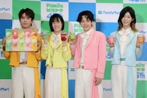 モナキ、“最近ヒヤッとしたこと”を明かす　渾身のキメ顔も披露　ファミリーマートフラッペ発表会に登壇