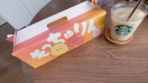 ミスドを購入した2児ママ、“もっちゅりんデザイン”の箱を開けると……　驚きの中身に「なんでやねん」「吹いたw」「わかる、わかるよ…」