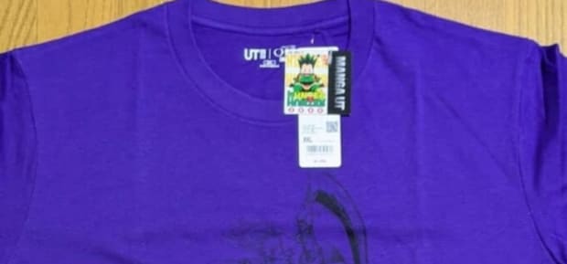 ユニクロで買った『HUNTER×HUNTER』Tシャツ→輪ゴムで縛って放置したら……　まさかの光景に「すすすすすごすぎる!!!」「ハイター買ってきます」