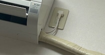 エアコンの振動音がうるさい→ひと工夫したら……　「え、待って」　まさかの光景に「好きすぎる」「まねしちゃおうかな」