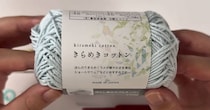 セリアの毛糸1玉で“貝殻のボトルホルダー”を編んだら……　「可愛くて一目惚れ」「夏にぴったり」「何個も編んでます」