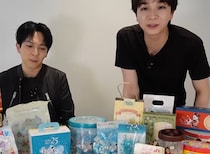 M!LK塩崎太智と吉田仁人、ディズニー1100円土産に「びっくりした、これ美味しかったわ」「素晴らしい、これ大好き」
