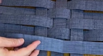 着なくなった着物は捨てないで！　帯状にして1本ずつ編み込むと……　驚きの完成品に「着物の生かし方が素敵」